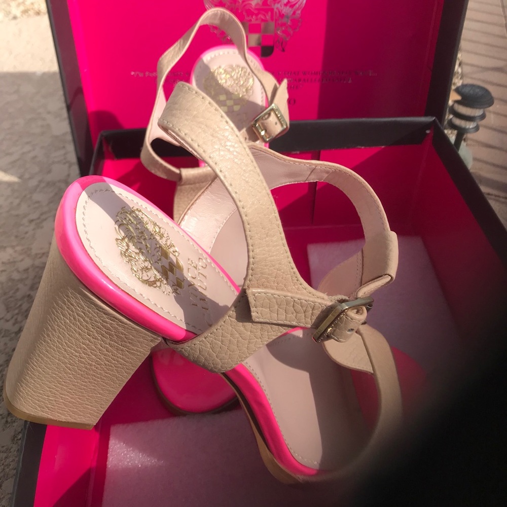 Vince Camuto Novasi Sandals Nude & pink size 9.5 - Picture 7 of 9